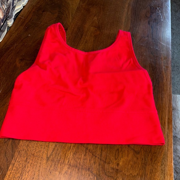 Victoria's Secret Vibrant Red Crop Top - Picture 2 of 8